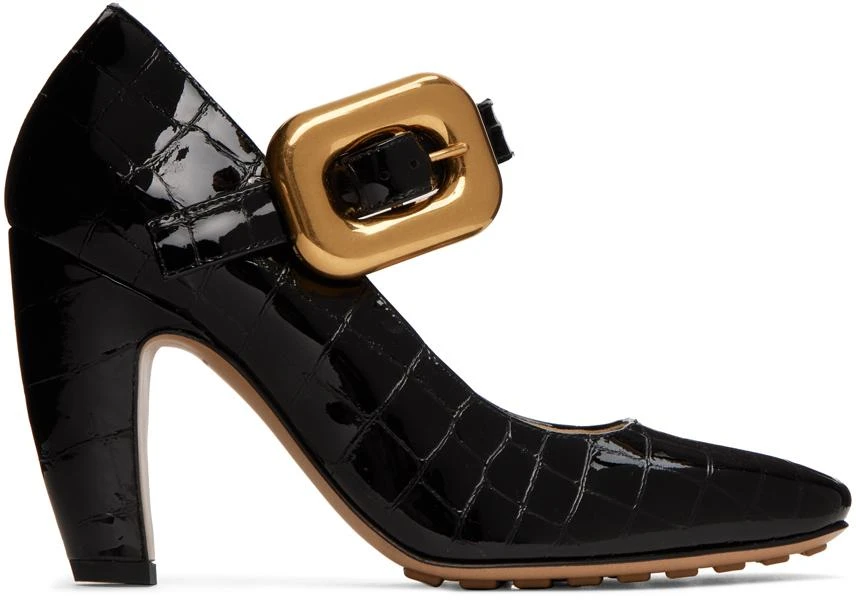 Bottega Veneta Black Mostra Mary-Jane Heels 1