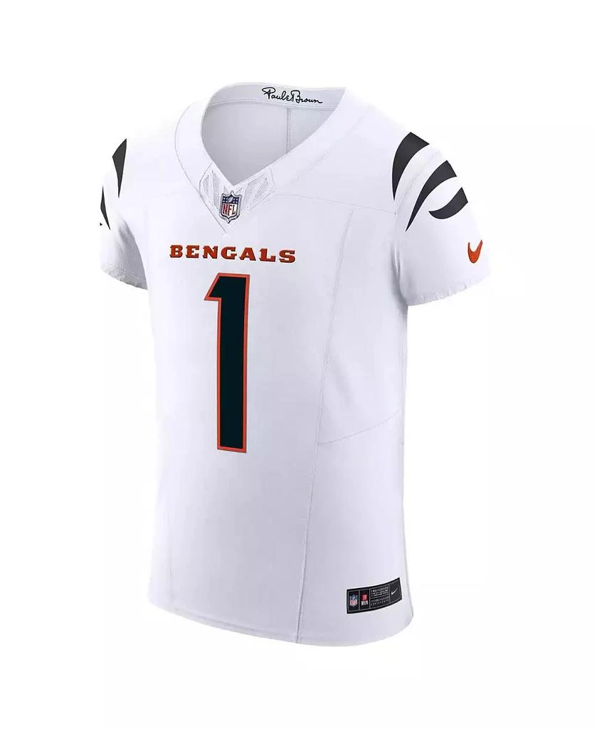 NIKE Men's Ja'Marr Chase White Cincinnati Bengals Vapor F.U.S.E. Elite Jersey 3