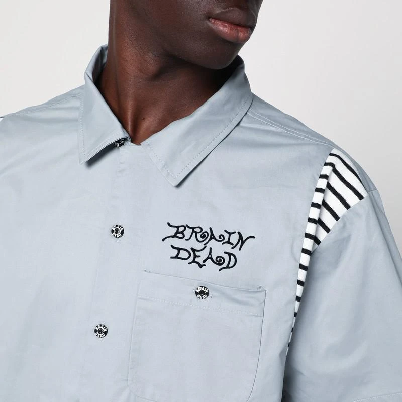 Brain Dead Grey/blue cotton shirt 4