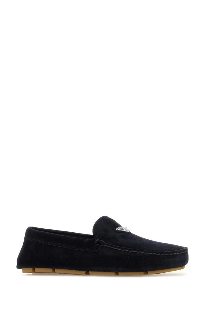 Prada Midnight blue suede loafers 1