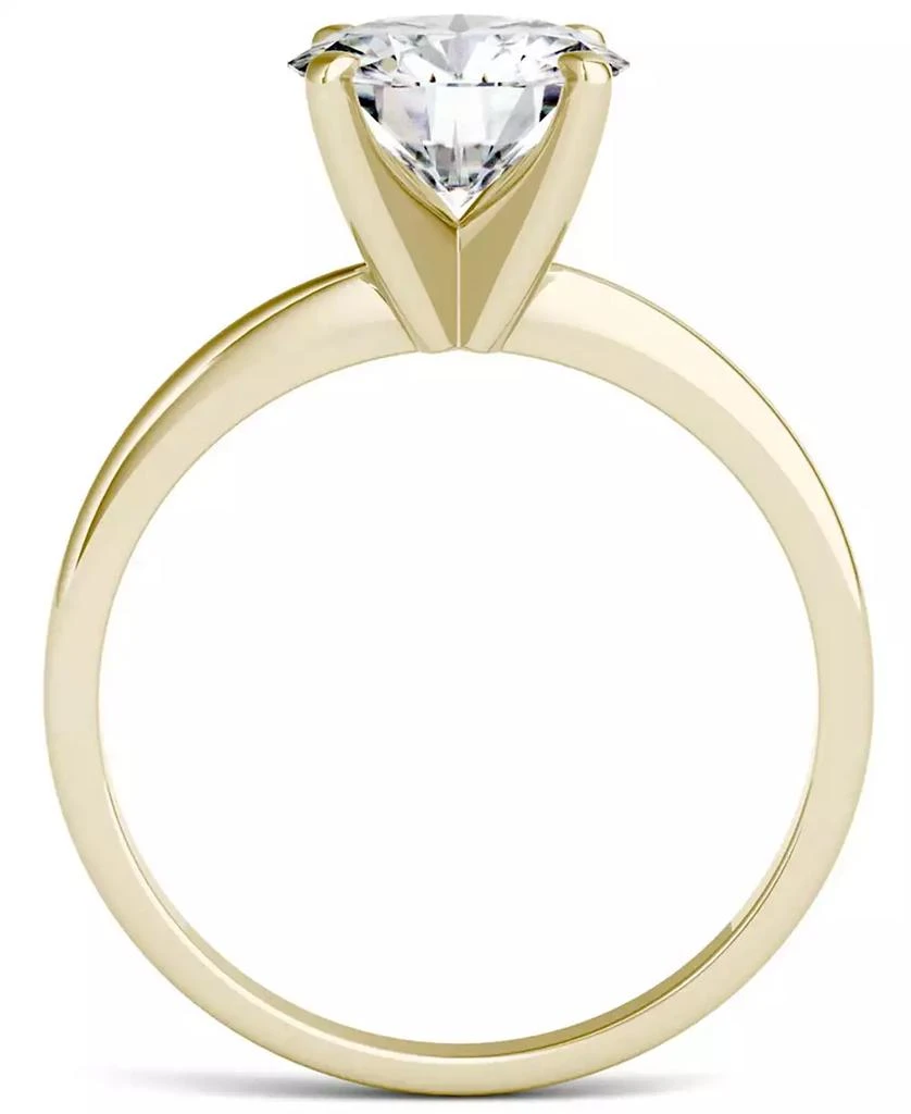 Charles
Colvard Moissanite Solitaire Ring (1 ct. t.w. DEW) in 14k White Gold 5