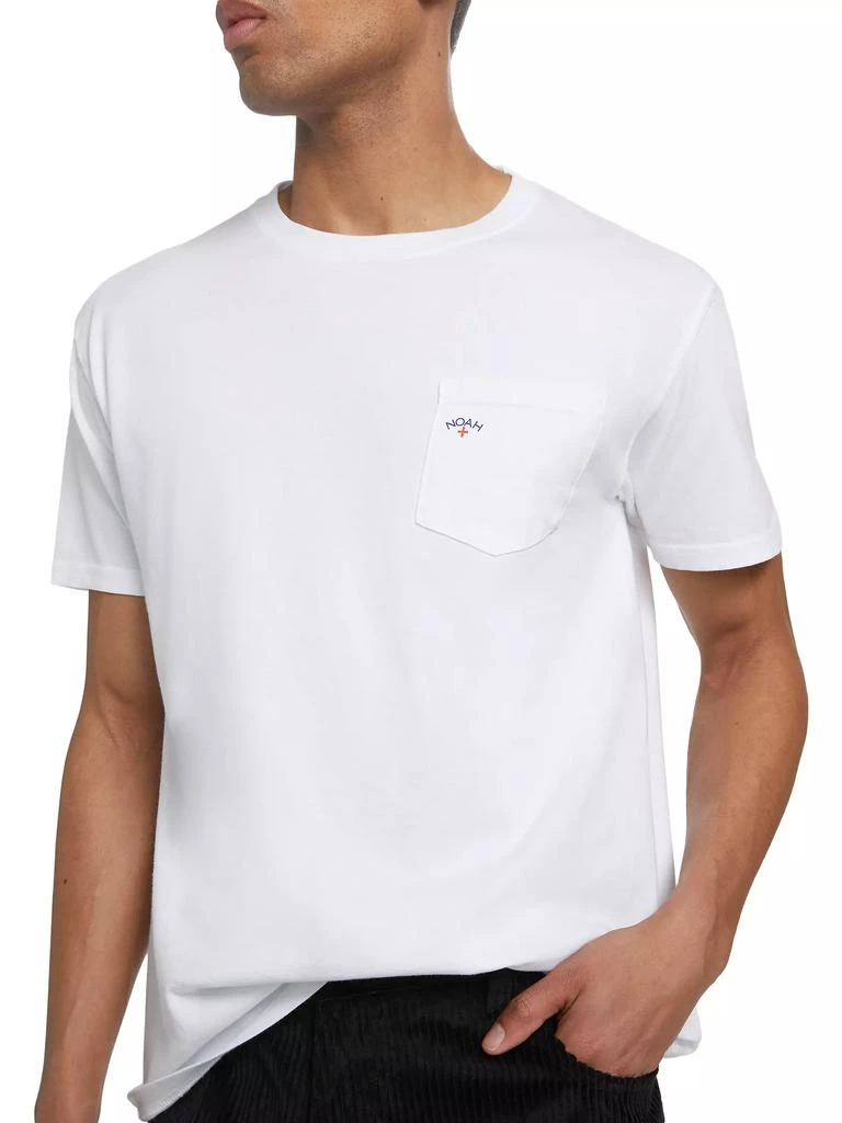 Noah Core Logo Pocket Cotton T-Shirt 6