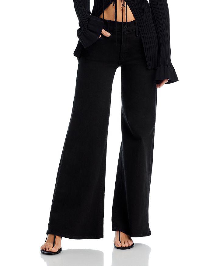 MOTHER The Lil Twister Sneak Jeans in Pitch