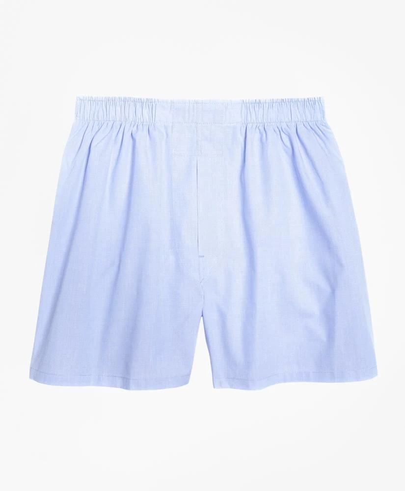 Cotton Broadcloth End-on-End Boxers Brooks Brothers