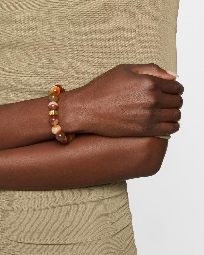 NEST Jewelry Druzy Agate Stretch Bracelet