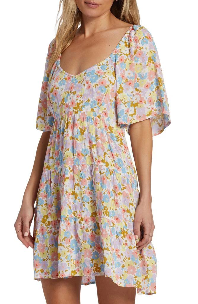 Billabong Take a Chance Floral Minidress 6