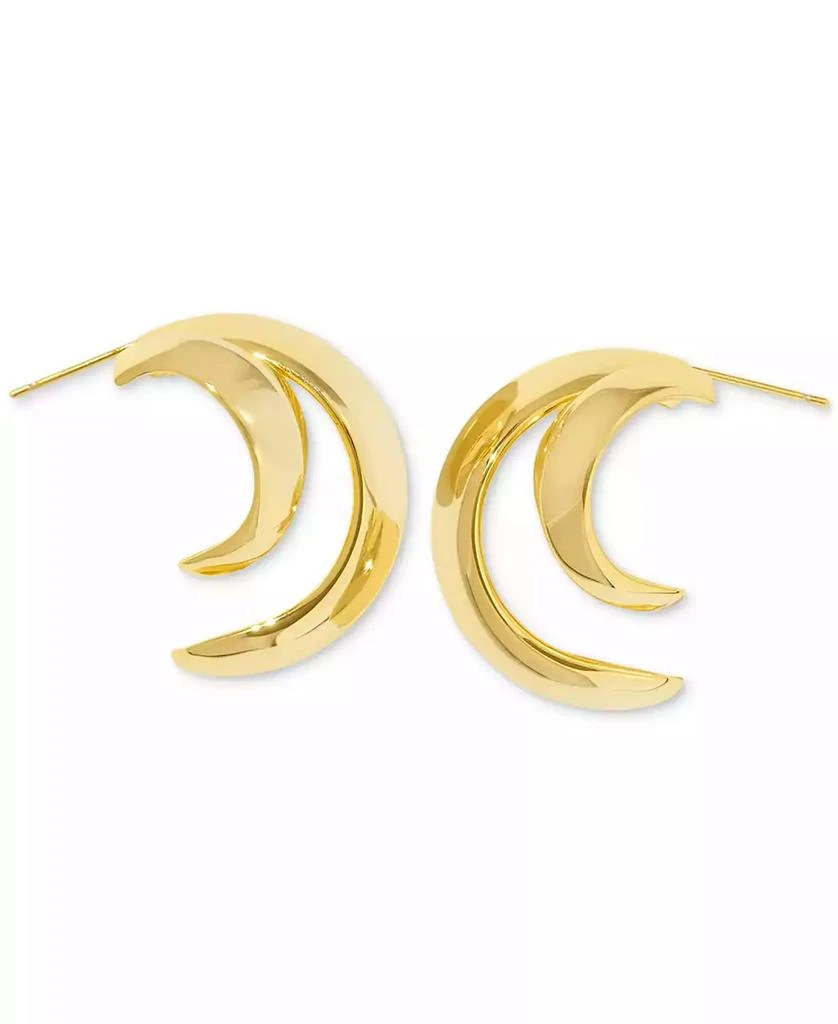 Kendra Scott Liana Double-Row Open Hoop Earrings 1