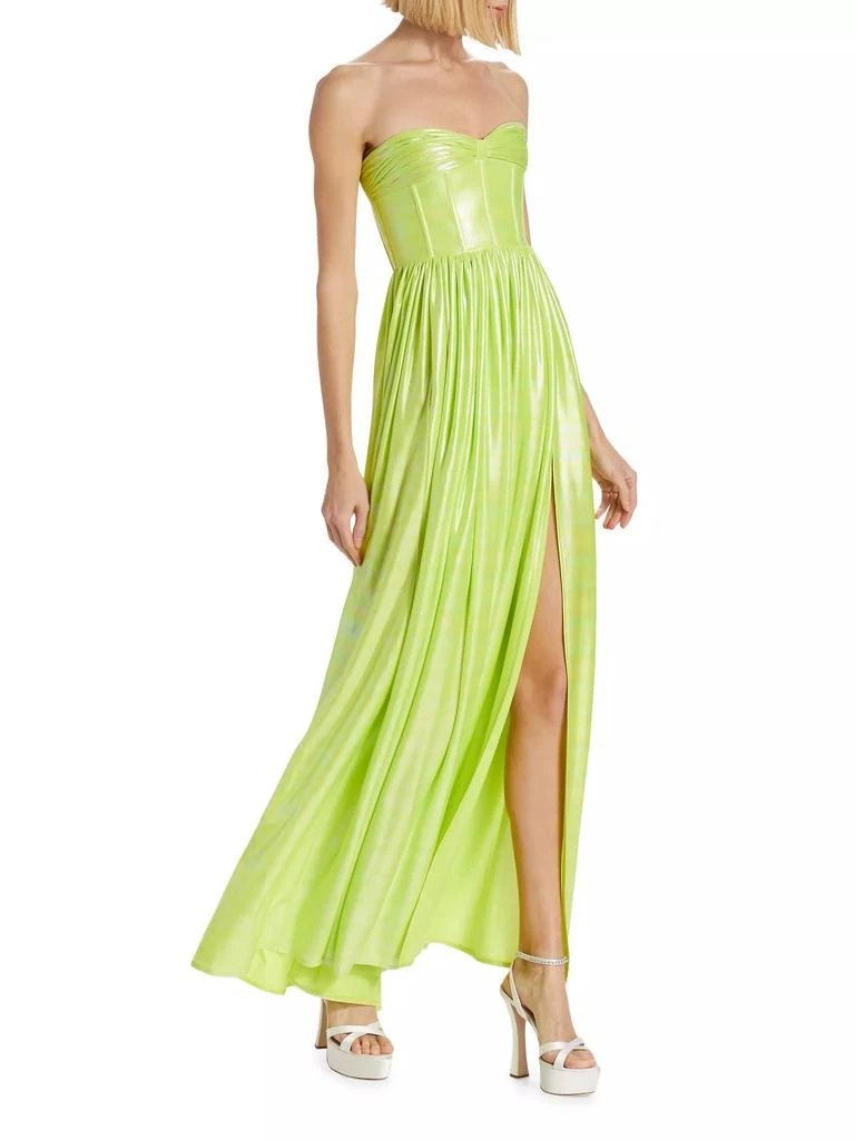 BRONX AND BANCO Florence Strapless Metallic Gown 2