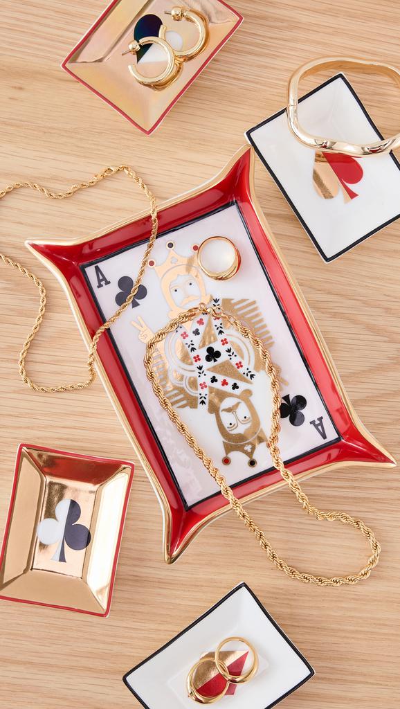 Jonathan Adler Set Of 4 Dealer's Choice Petite Trays