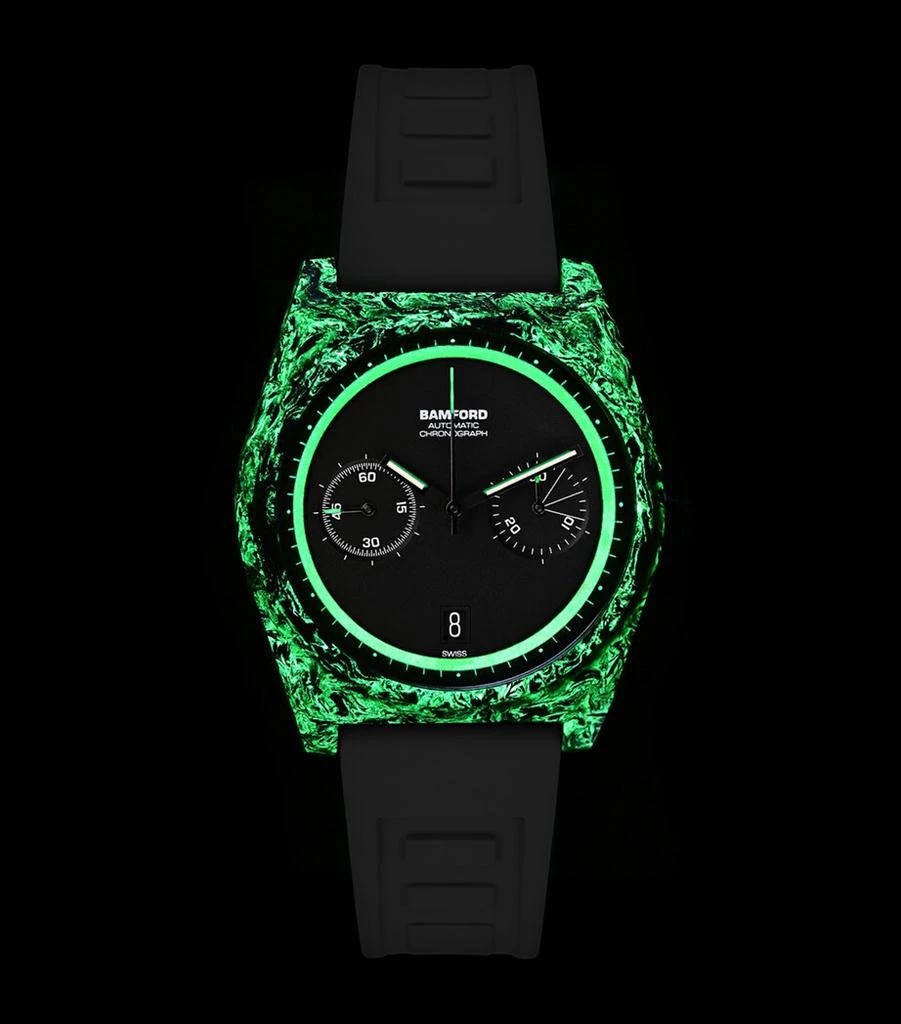 Bamford London Carbon Fibre B347 Glow Watch 41.5mm 3