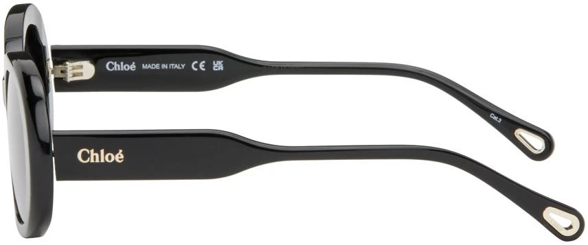 Chloé Black Oval Sunglasses 3