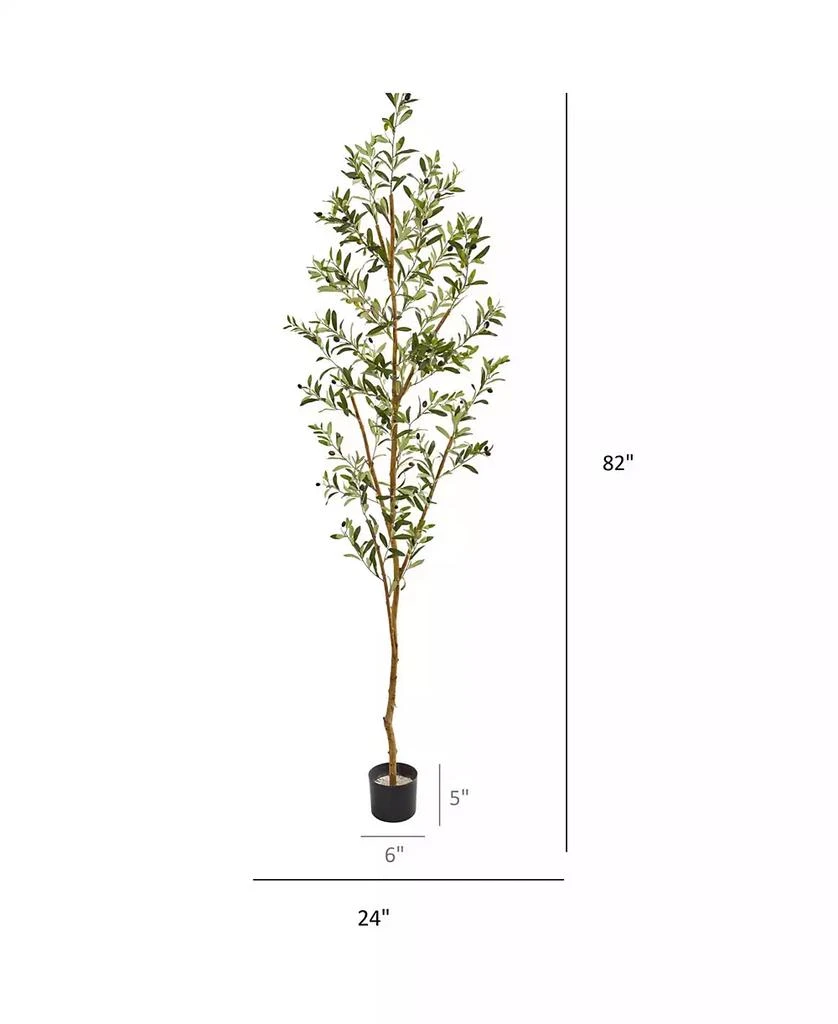 NEARLY NATURAL 82” Olive Artificial Tree 5