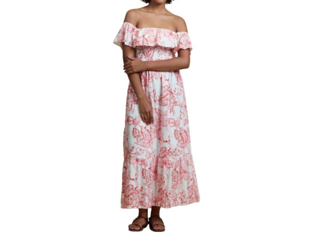 chinese dress ladies Chelsea Maxi Dress ~ Brushed Blooms – Show Me Your Mumu main image 0