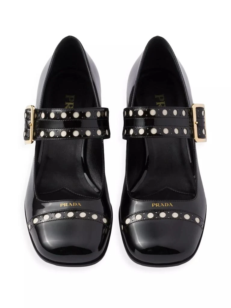Prada Patent Leather Mary Jane Pumps 3