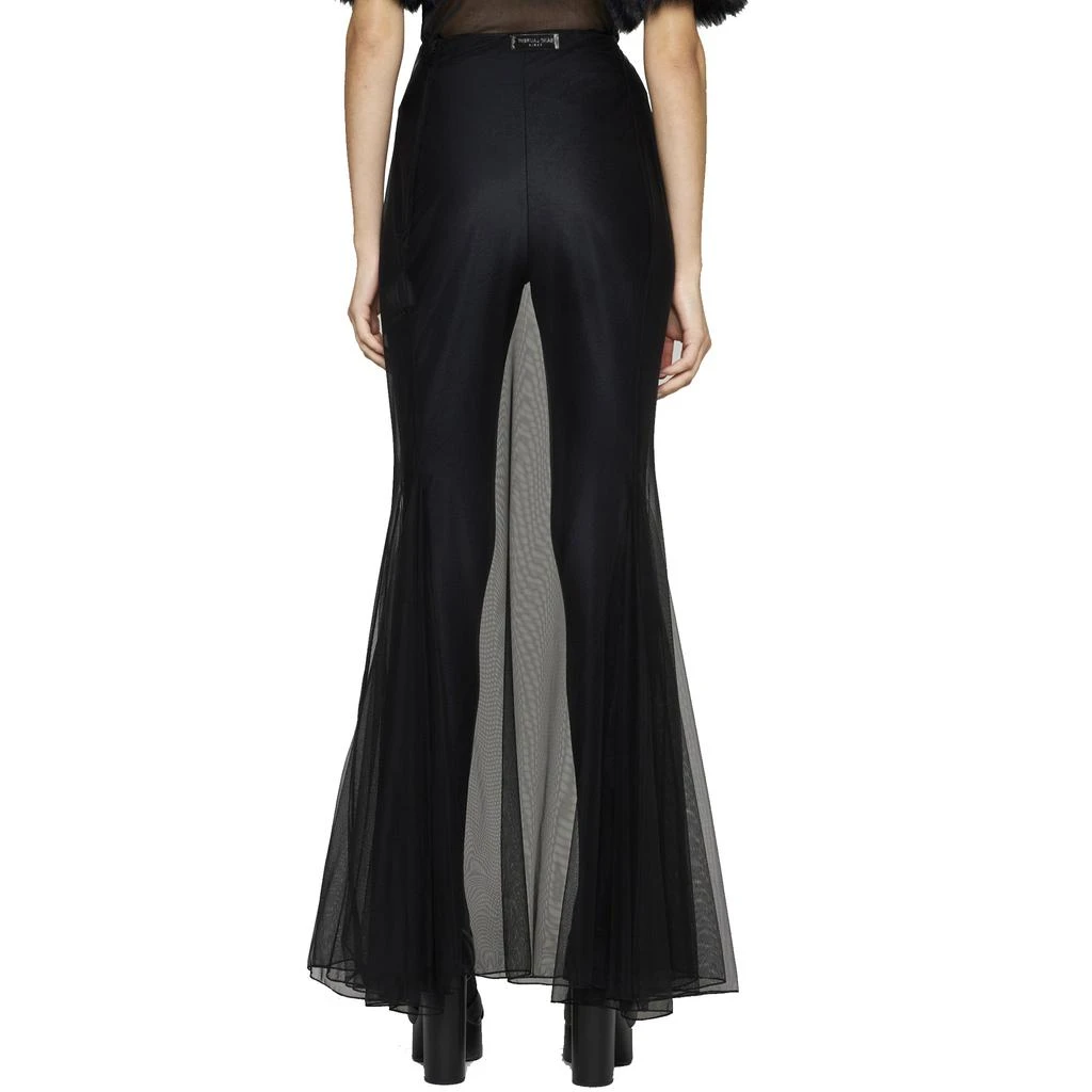 SAINT LAURENT Saint Laurent Tulle Midi Skirt 3