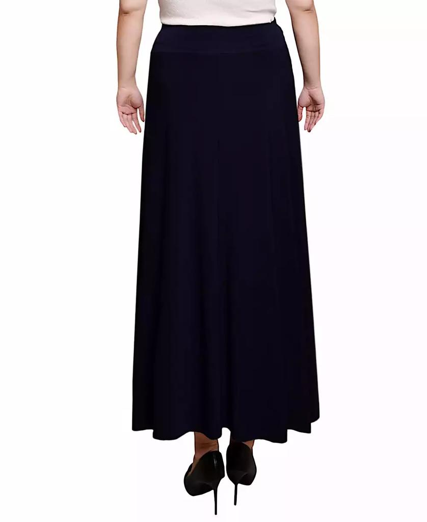NY Collection Petite Wide Yoked Maxi Skirt