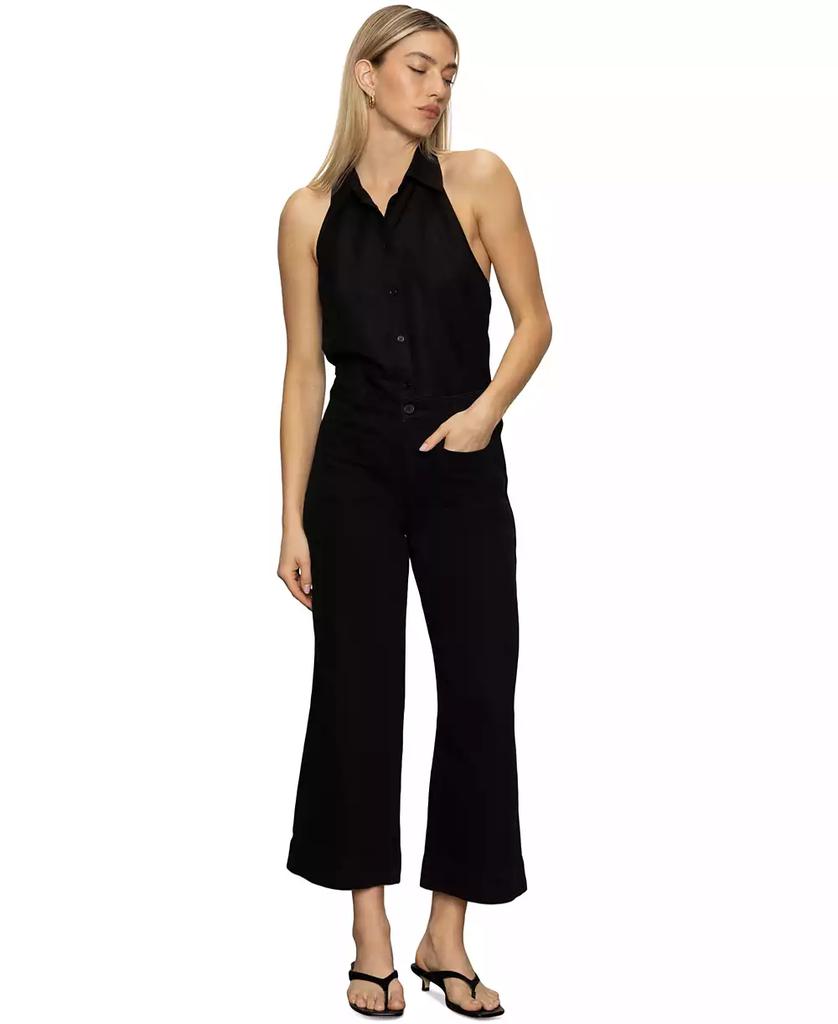 Sanctuary Women's Soft Marine Cotton Cropped Pants