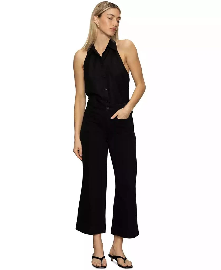 Sanctuary Women's Soft Marine Cotton Cropped Pants 1