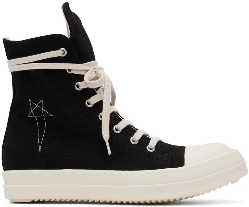 Rick Owens Black Porterville Sneaks Sneakers 1
