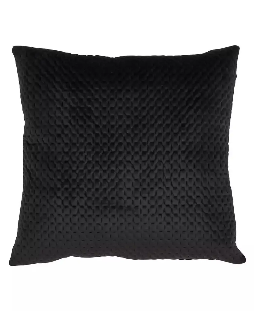 Saro Lifestyle Pinsonic Velvet Decorative Pillow, 18" x 18"
