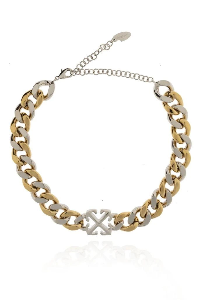 Off-White Off-White Bicolor Arrow Chain Necklace 1