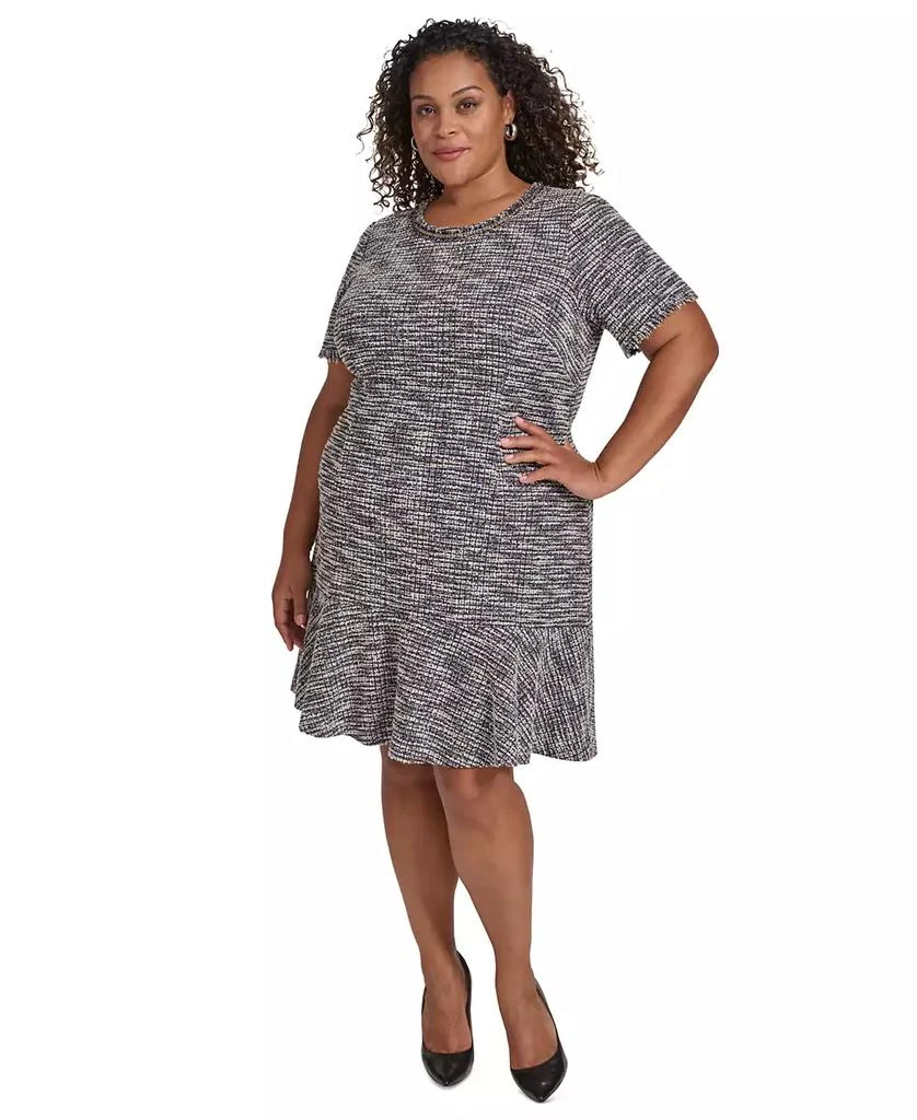 Plus Size Boucl Jewel Neck Shift Dress  On Sale Now with Up to 81% Off |  Discover Exclusive Deals & Savings at BeyondStyle  Authentic Jessica  Howard dress|women's fashion, shoes &