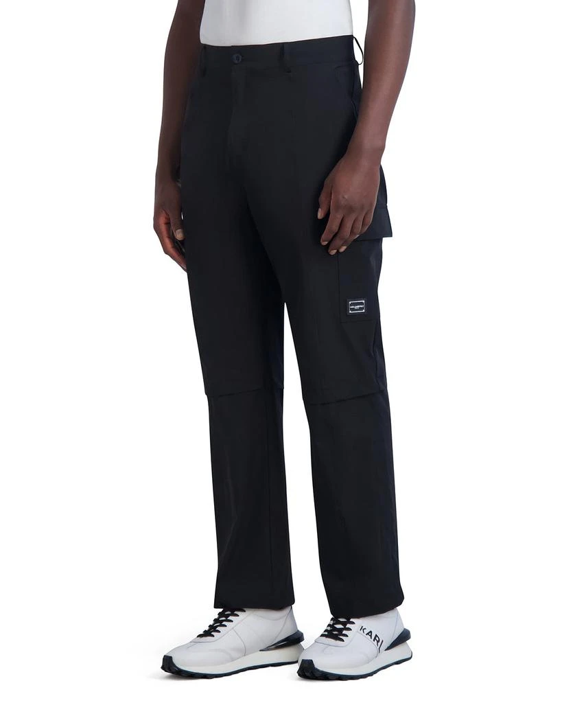 Karl Lagerfeld Paris NYLON CARGO PANT WITH ANKLE SNAP BUTTONS 4