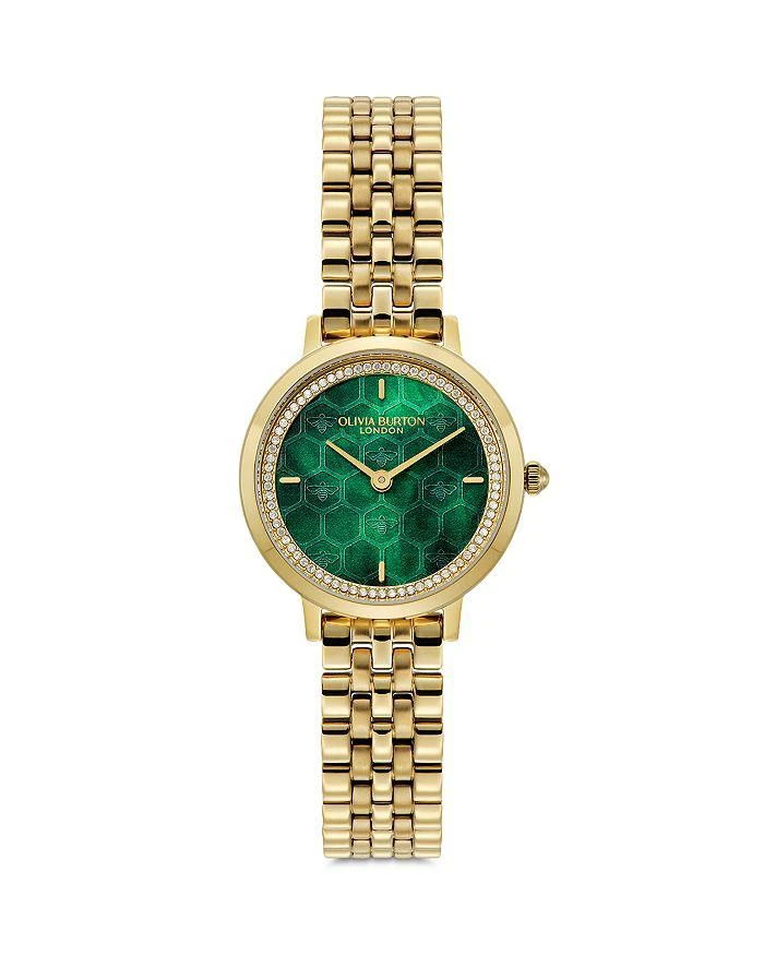 Olivia Burton Honey Comb Ultra Slim Watch, 28mm 1