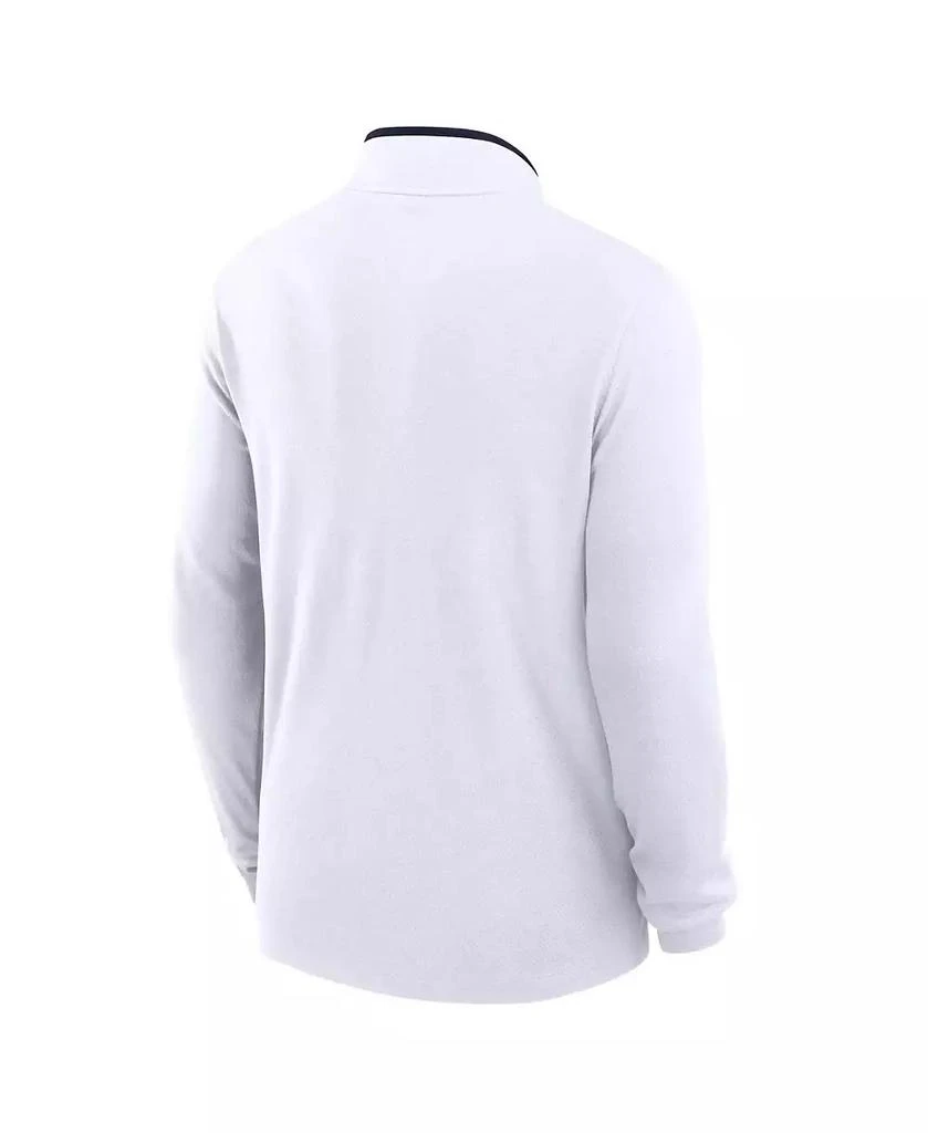 Jordan Men's White Michigan Wolverines Victory Half-Zip Sweatshirt 3