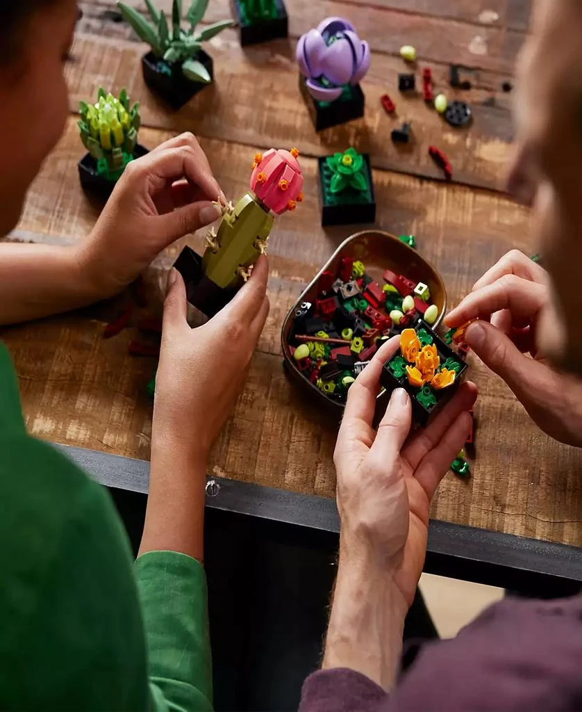 LEGO Icons 10309 Succulents Botanical House Plants Adult Toy Building Set 6