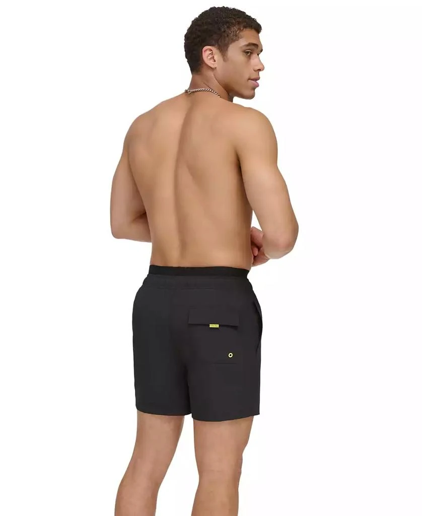 Calvin Klein Men's Logo Elastic Waist Modern Euro 5" Volley Swim Trunks 2