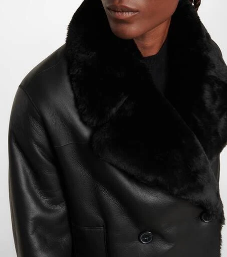 Joseph Shearling-trimmed leather jacket 5