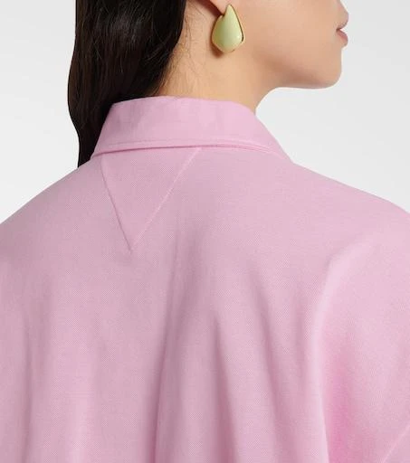Bottega Veneta Cropped cotton polo shirt 5
