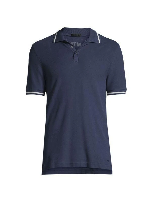 ATM Anthony Thomas Melillo Tipped Pique Polo 5