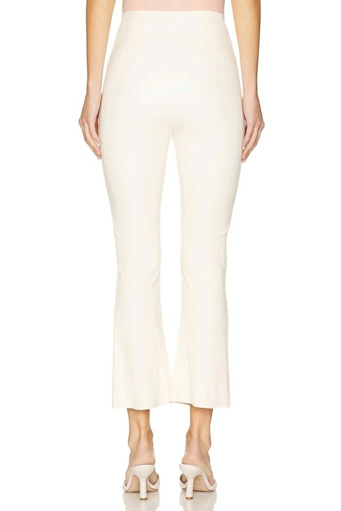 Commando Commando - Faux Leather Cropped Flare Leggings 4