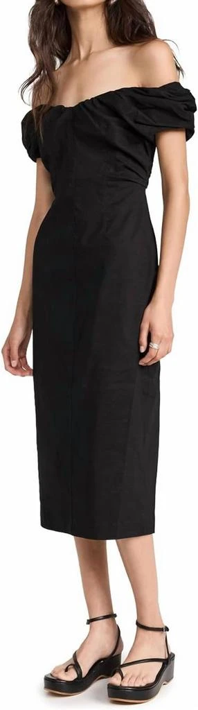 A.L.C. A.L.C. - Women's Nora Dress, Off the Shoulder Pencil Midi 2