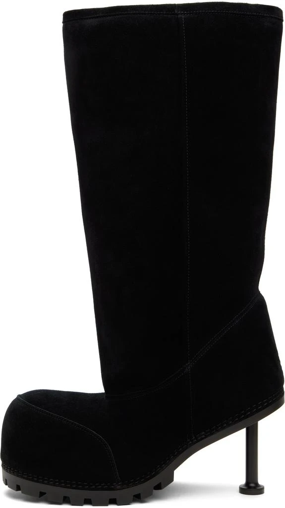 Balenciaga Black Alaska Fur 90mm High Boots 3