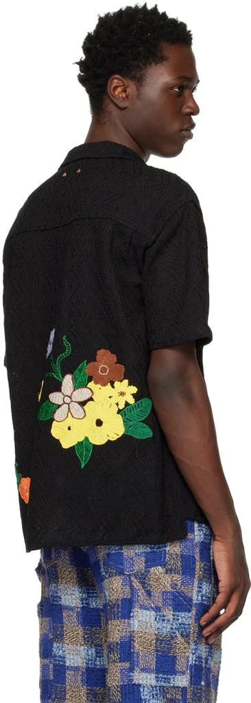ANDERSSON BELL Black Floral Shirt 3