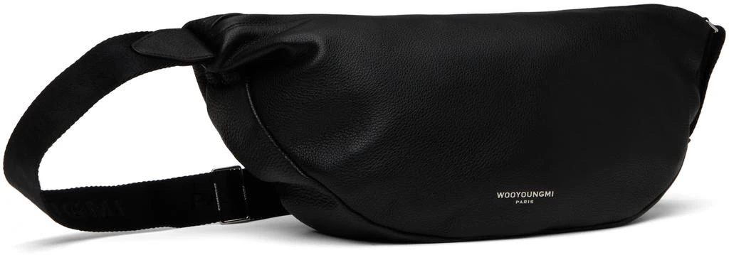Wooyoungmi Black Leather Moon Bag 2