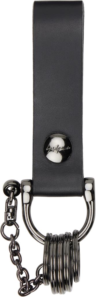 YOHJI YAMAMOTO Black discord Keychain - BeyondStyle