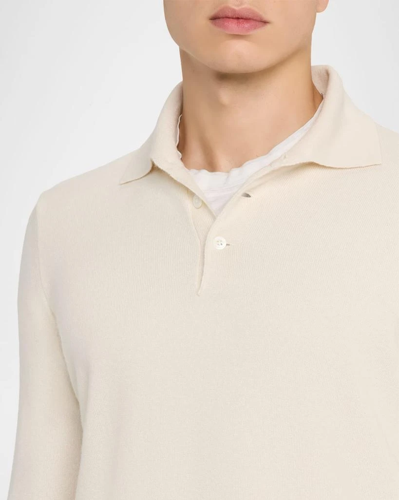 Brunello Cucinelli Men
s Premium Cashmere Polo Sweater 5