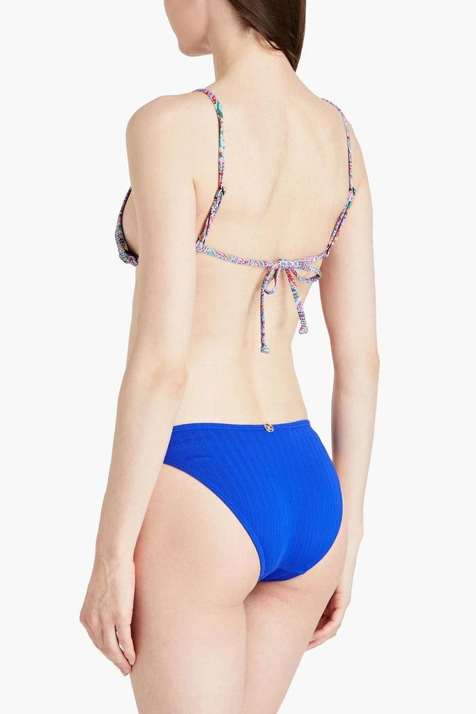 Onia Alexa paisley-print triangle bikini top 3
