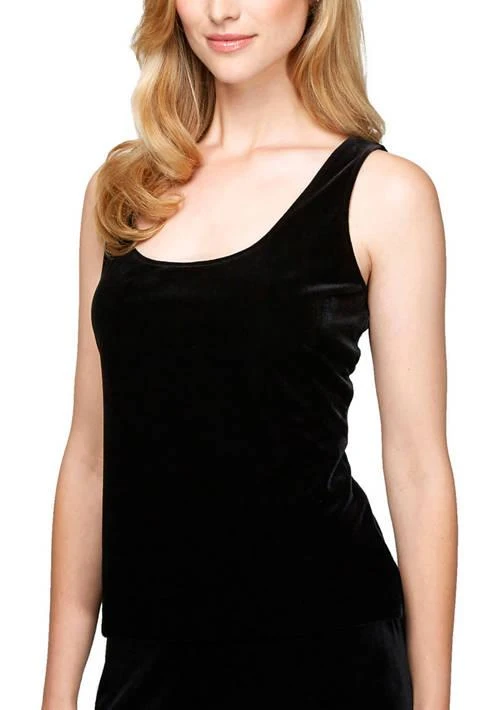 Alex Evenings Evenings Womens Velvet Twinset With Contrast Satin Collar Cuffs 2