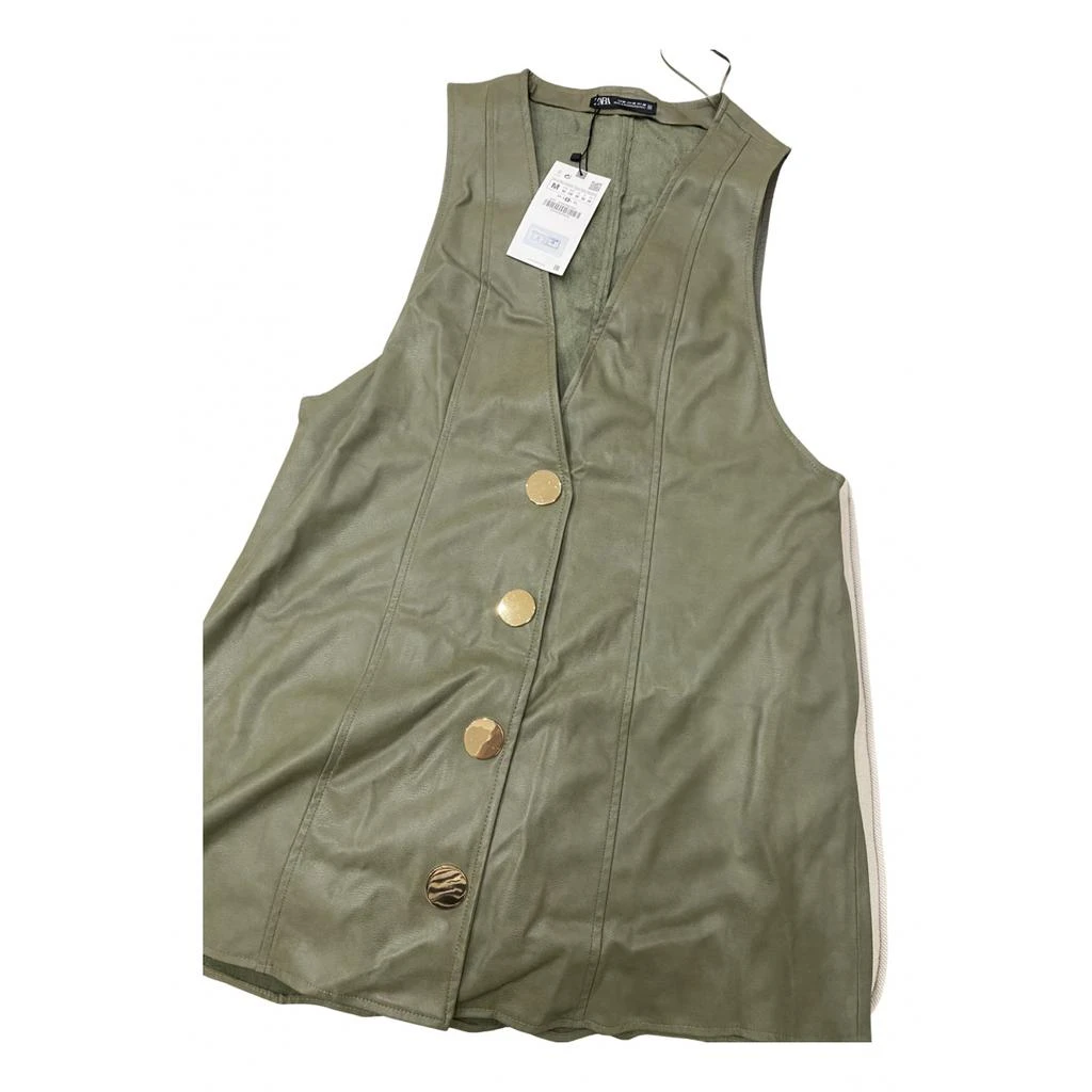 Zara Zara Leather mini dress 1