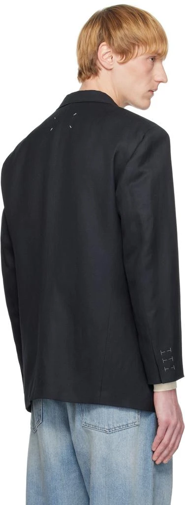 MAISON MARGIELA Navy Work-In-Progress Blazer 3