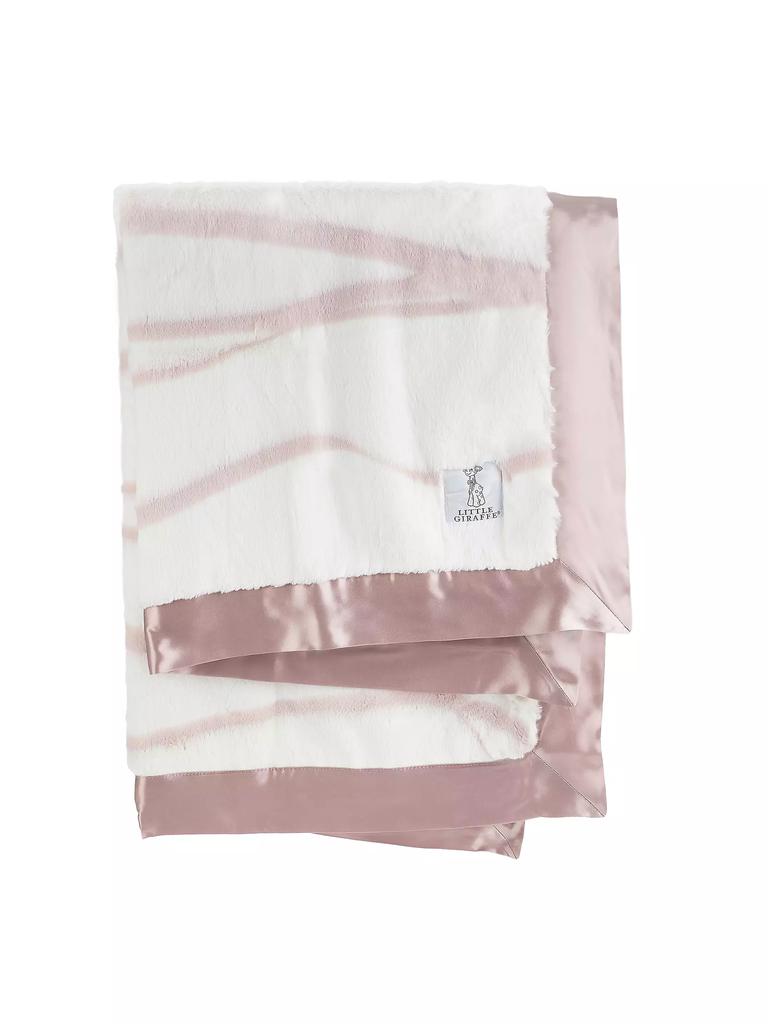 Little Giraffe Baby's Satin-Trimmed Throw Blanket