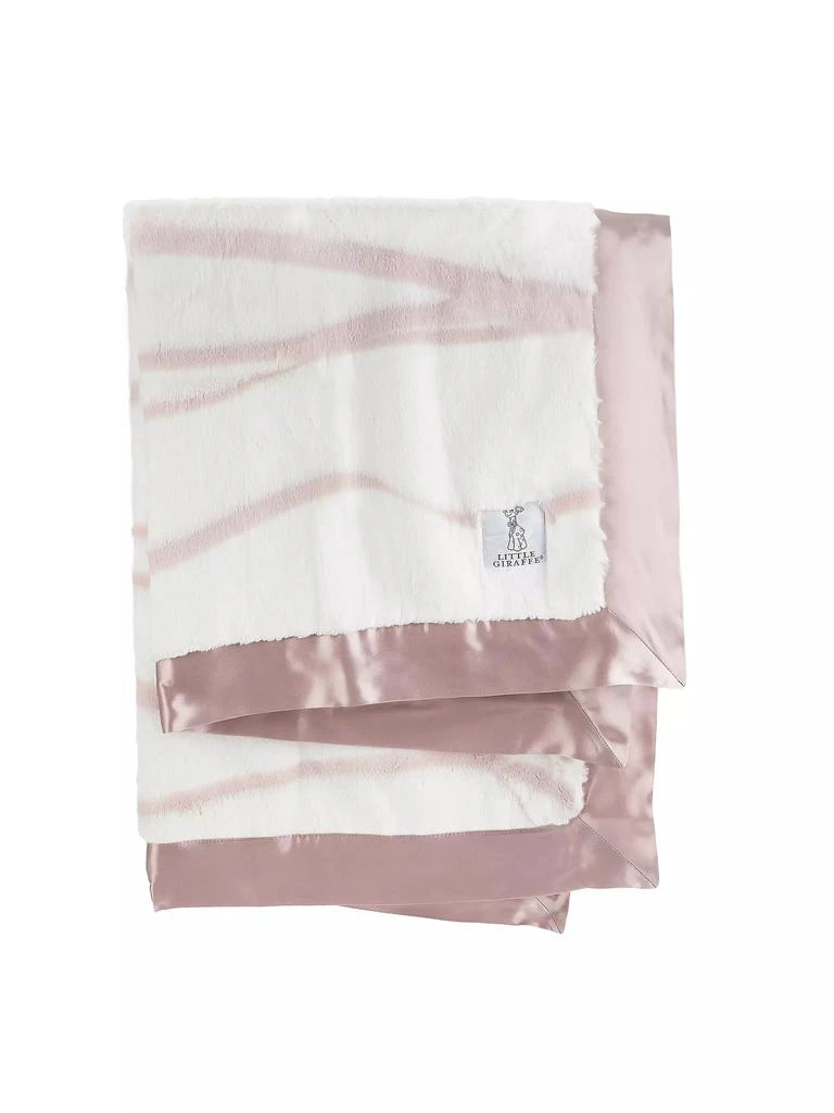 Little Giraffe Baby's Satin-Trimmed Throw Blanket 1
