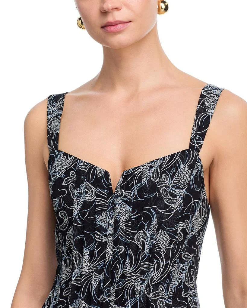 Cinq à Sept Botanical Floral A Line Dress 3