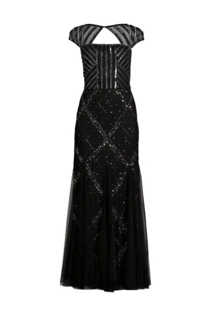 Adrianna Papell Adrianna Papell - Beaded Cap Sleeve Gown 4