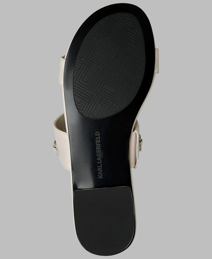 Karl Lagerfeld Paris CANNE DOUBLE BAND FLAT SANDAL 5